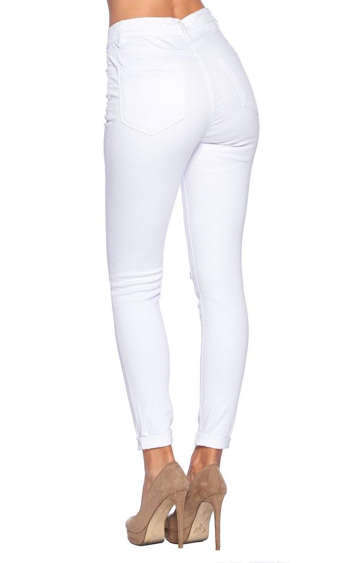 Classic White Jeans - She's Bae Boutique