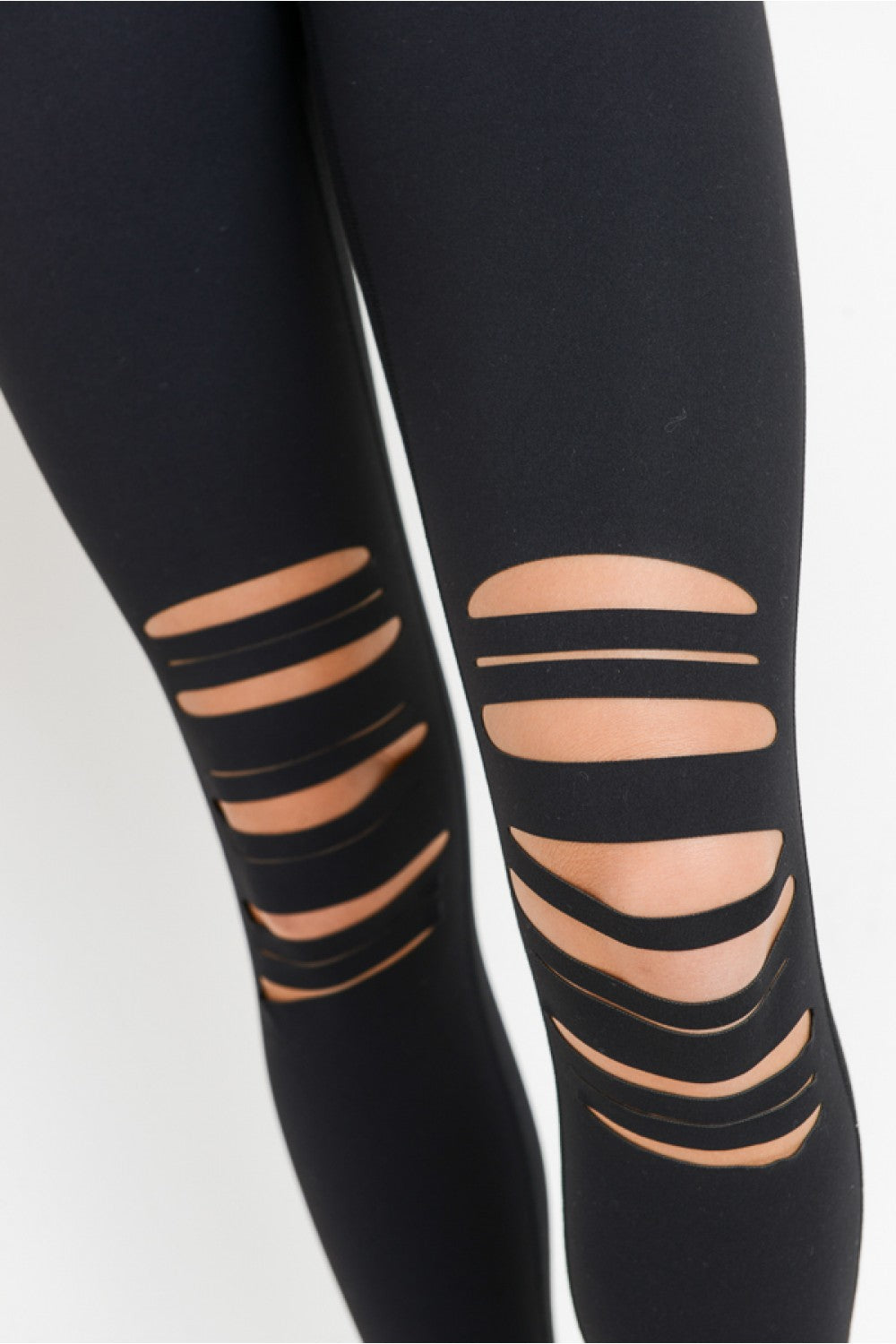 Cut Knee Activewear Legging