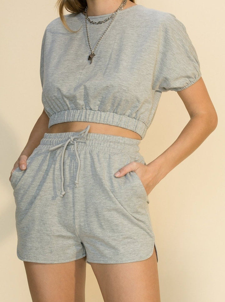 Forever Relaxed Set- Grey