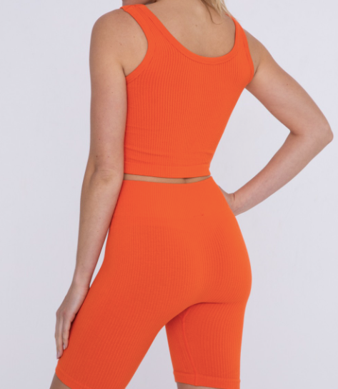 Ribbed Seamless Biker Short