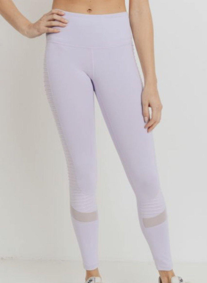 Moto Vibe Legging- Lavender - She's Bae Boutique