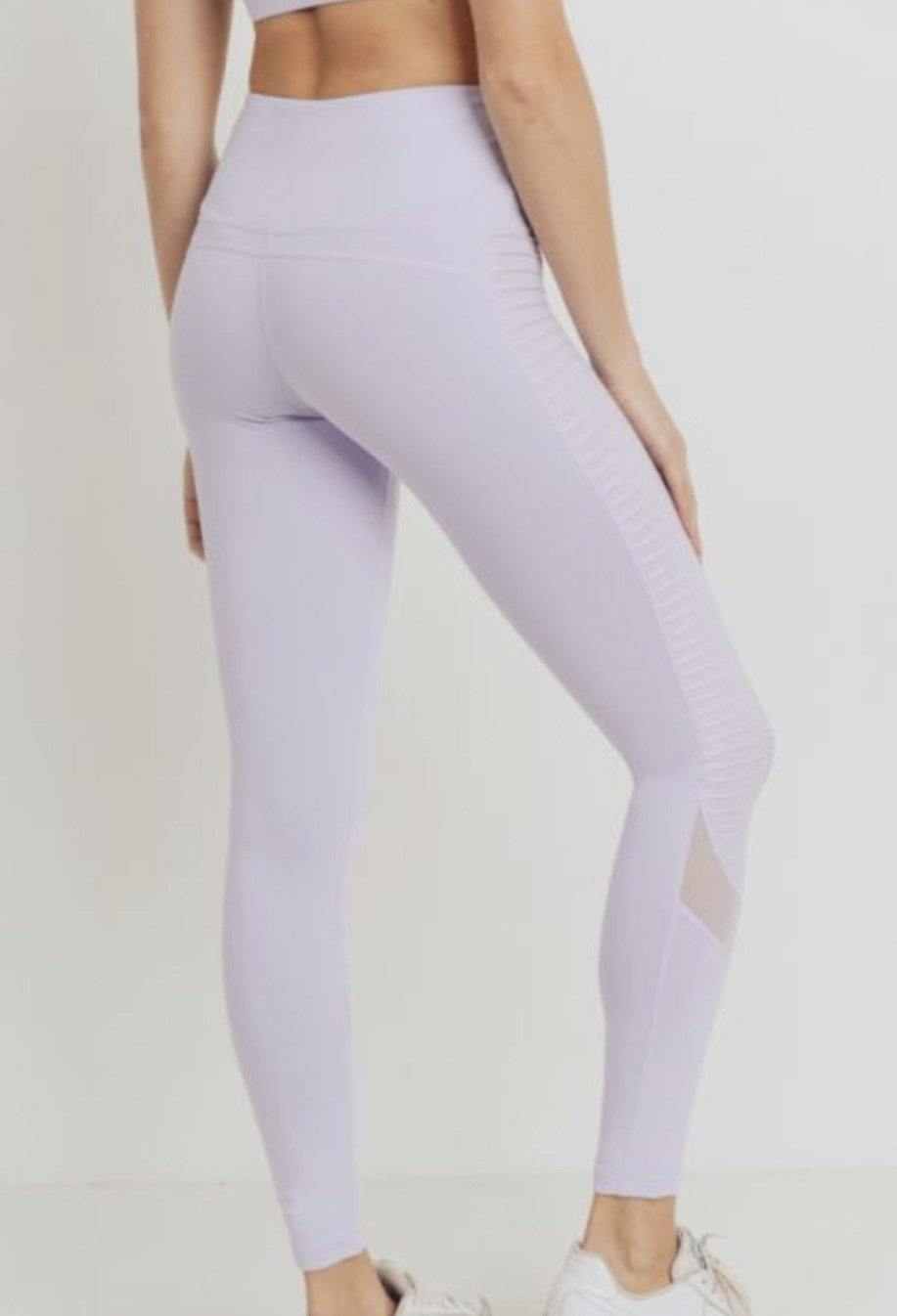 Moto Vibe Legging- Lavender - She's Bae Boutique