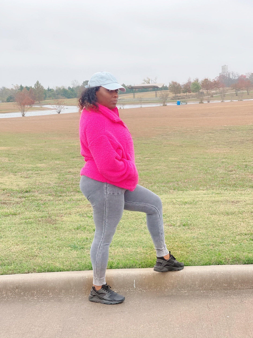 Hot Pink Teddy Bear Sherpa - She's Bae Boutique